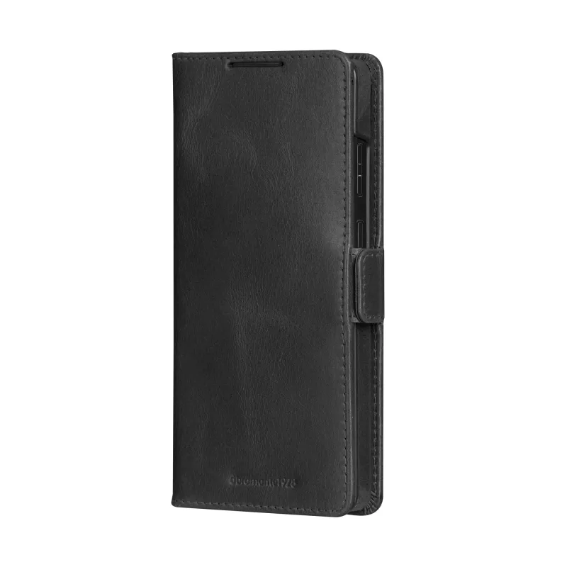 dbramante1928 Lynge LMSUGTBL6470 flipcase voor Samsung Galaxy S25 Ultra, gegranuleerd leer, zwart