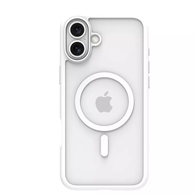 Hoesje dbramante1928 Grenen MagSafe iPhone 16 Plus wit