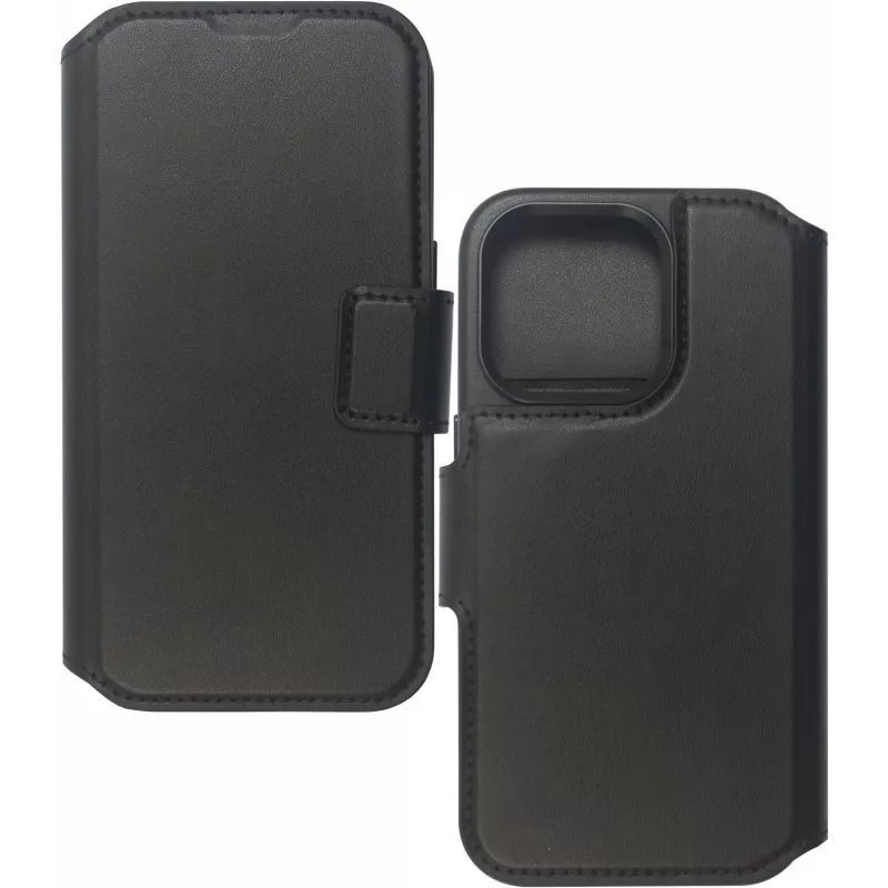eSTUFF INFINITE MILAN ES67160105 portemonneehoesje voor iPhone 16 Pro Max, zwart