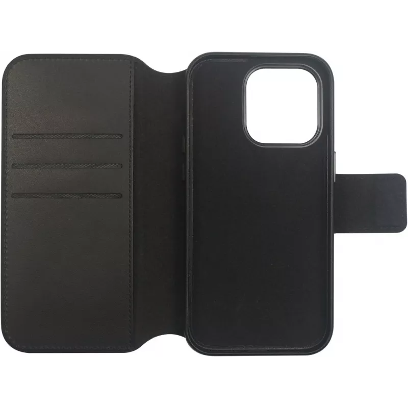 eSTUFF INFINITE MILAN ES67160105 portemonneehoesje voor iPhone 16 Pro Max, zwart
