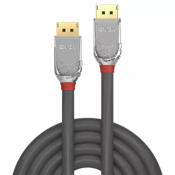 Lindy 1 m DisplayPort 1.4 kabel, Cromo Line