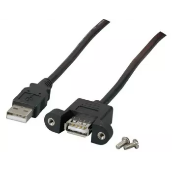 Microconnect USBAAF1PANEL2 USB-kabel USB 2.0 1,8 m USB A zwart
