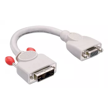 DVI-naar-VGA-adapterkabel Lindy 41222 0,2 m