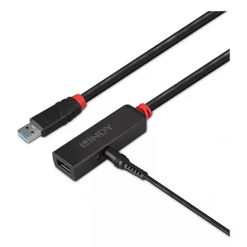 Lindy 8m USB 3.0 actieve verlenging slank