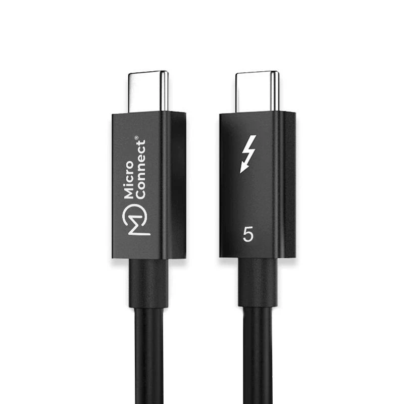 MicroConnect MC-TB5CC05 Premium Thunderbolt 5-kabel, 0,5 m, 80 Gbps, 240 W, 16K 60 Hz