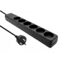 Microconnect MC-GRU0610DKW stekkerdoos 10 m 6 randaarde stopcontacten binnen zwart