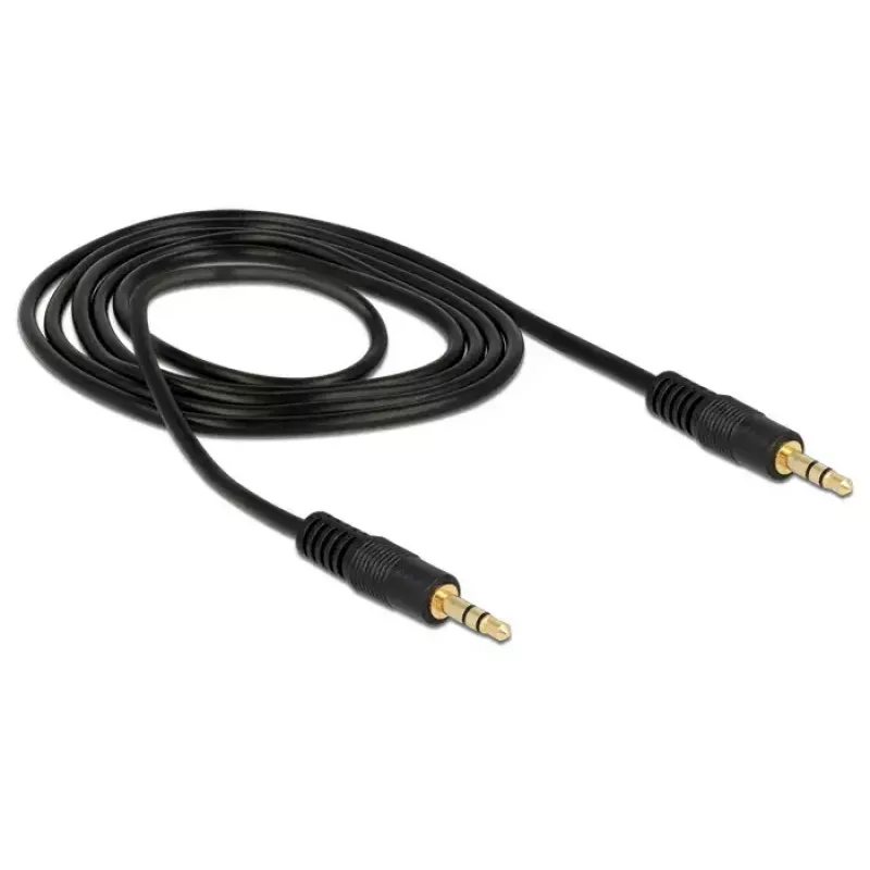 DeLOCK audiokabel 1 m 3,5 mm stekker/stekker