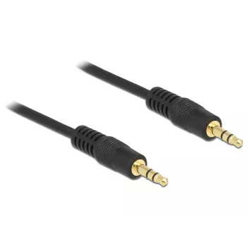 DeLOCK audiokabel 1 m 3,5 mm stekker/stekker