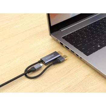 Adapter VivoLink HDMI & USB-A naar USB-C PROADHDMI 4K-resolutie compatibel