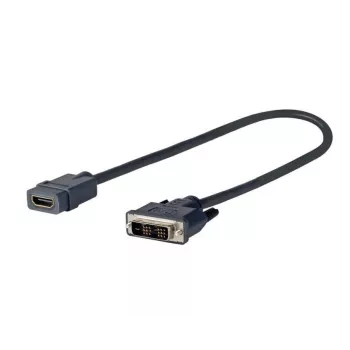 Vivolink PRODVIADAPHDMI videokabel-adapter 0,2 m DVI-D HDMI zwart