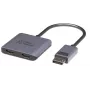 DisplayPort naar 2x HDMI adapter MicroConnect MC-DP-2XHDMI, dual HDMI bus, 4K-ondersteuning