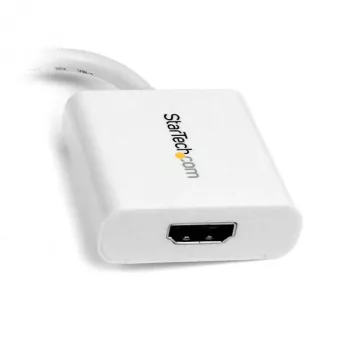 StarTech.com Mini DisplayPort naar HDMI adapter - mDP naar HDMI videoconverter - 1080p - Mini DP of Thunderbolt 1/2 Mac/PC naar HDMI monitor/display/tv - passieve mDP 1.2 naar HDMI dongle - wit