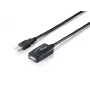 Equip USB 2.0 type A actieve verlengkabel stekker naar bus, 15 m