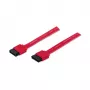 Manhattan SATA-datakabel, 7-pins, 50 cm, stekker naar stekker, 6 Gbps, rood, levenslange garantie
