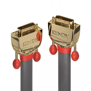 Lindy 15 m DVI-D Dual Link kabel, Gold Line