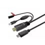 USB-kabel Vivolink PROUSBCHDMIUSBB7.5-CHARGE 7,5 m voor opladen en gegevensoverdracht