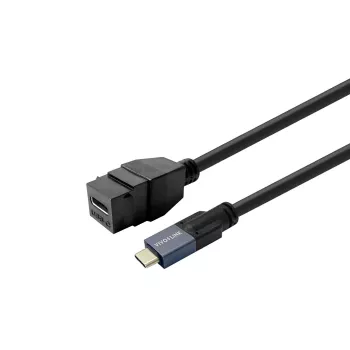 USB-C bus adapterkabel VivoLink PROKEYUSBCFM0.5B — VivoLink USB-C female inline-stekker, 0,5 m