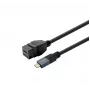 USB-C bus adapterkabel VivoLink PROKEYUSBCFM0.5B — VivoLink USB-C female inline-stekker, 0,5 m