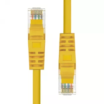 Netwerkkabel ProXtend CAT5e U/UTP CCA PVC geel 0,2 m