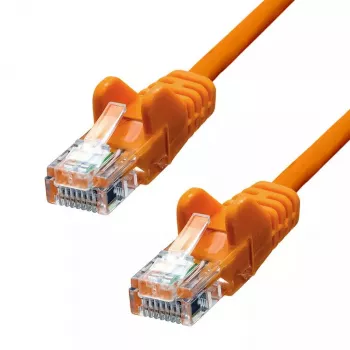 Netwerkkabel ProXtend CAT5e U/UTP CCA PVC oranje 0,2 m