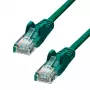 Netwerkkabel ProXtend CAT5e U/UTP CCA PVC groen 0,25 m