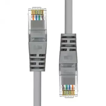 Netwerkkabel ProXtend CAT5e U/UTP CCA PVC grijs 0,25 m