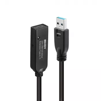 Lindy 10m USB 3.0 Active Extension Type A naar C