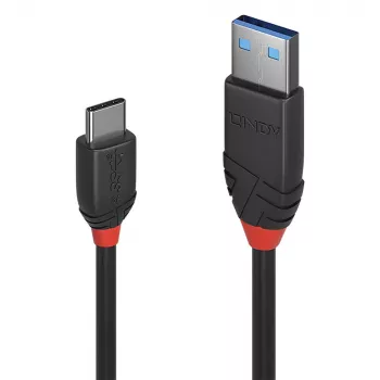 Lindy 36914 USB-kabel USB 3.2 Gen 1 (3.1 Gen 1) 0,15 m USB C USB A zwart