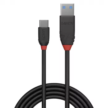 Lindy 36914 USB-kabel USB 3.2 Gen 1 (3.1 Gen 1) 0,15 m USB C USB A zwart