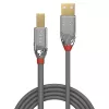 Lindy 1m USB 2.0 Type-A-naar-B-kabel, Cromo Line