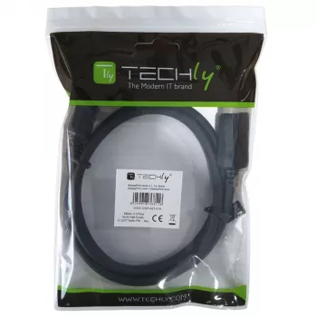 Techly ICOC-DSP-A21-010 DisplayPort-kabel 1 m zwart