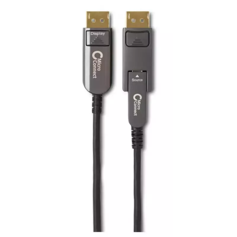 Microconnect DP-MMG-5000MBV1.4OP DisplayPort-kabel 50 m zwart