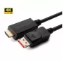 Microconnect MC-DP-HDMI-1004K videokabel-adapter 1 m DisplayPort zwart