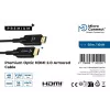 Microconnect HDM191950V2.0AOP HDMI-kabel 50 m HDMI Type-A (standaard) zwart