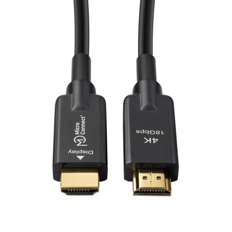 Microconnect HDM191950V2.0AOP HDMI-kabel 50 m HDMI Type-A (standaard) zwart