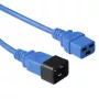 Microconnect PE2019B3 stroomkabel blauw 3 m C20-koppeling C19-koppeling