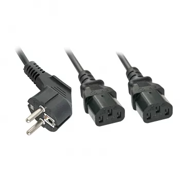 Lindy 30048 netkabel zwart CEE7/14