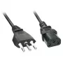 Lindy 30411 stroomkabel zwart 0,7 m koudapparaatstekker C13