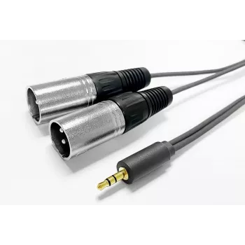 Audiokabel VivoLink PROMJXLRS02 — 2 x XLR male, professionele microfoon-/lijnverbinding