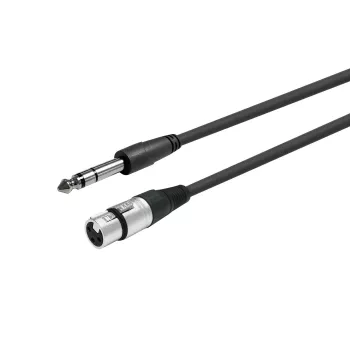Vivolink PROAUDXLRFJACKS3 audiokabel 3 m XLR 6,35 mm zwart