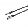 Vivolink PROAUDXLRFJACKS3 audiokabel 3 m XLR 6,35 mm zwart