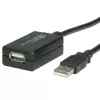 USB 2.0 verlengkabel VALUE 12 m met repeater