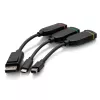 C2G universele 4K HDMI-dongle adapterring Mini DisplayPort DisplayPort USB-C