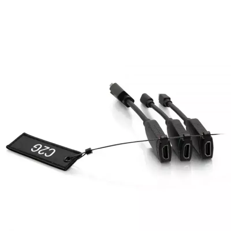 C2G universele 4K HDMI-dongle adapterring Mini DisplayPort DisplayPort USB-C