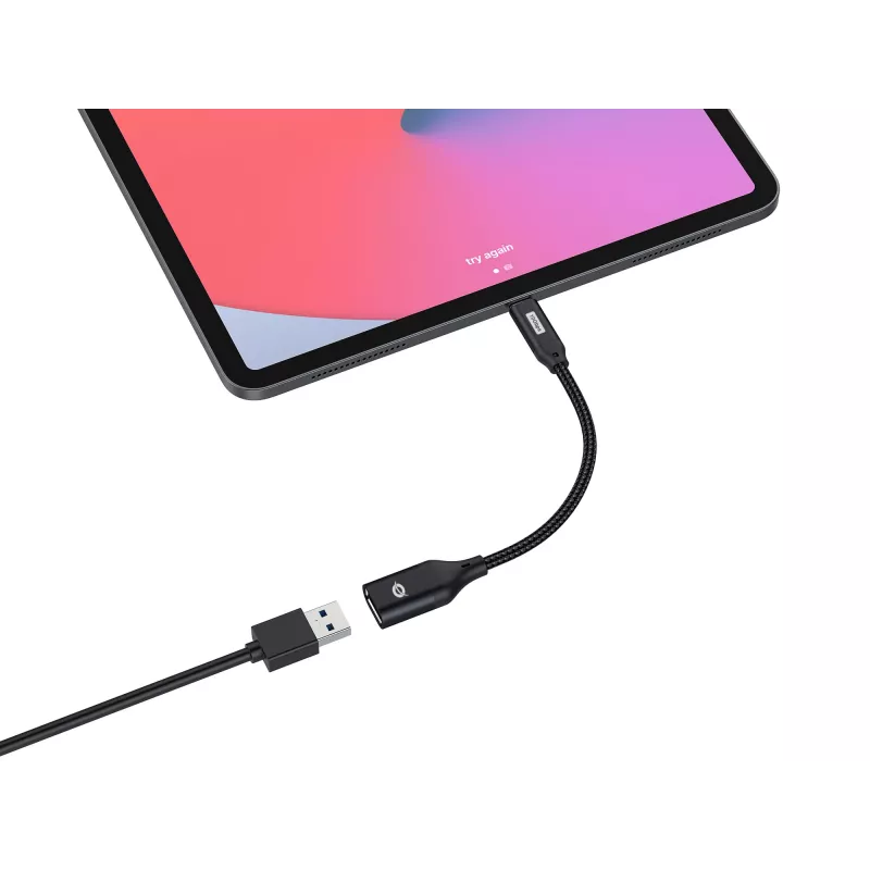 Conceptronic ABBY18B USB 3.2 Gen 2 naar USB-A OTG-adapter