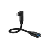 Conceptronic ABBY19B USB 3.2 Gen 2 90°-haaks naar USB-A OTG-adapter