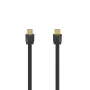 Hama 00205013 Flexi-Slim High Speed HDMI-kabel met Ethernet, HDMI male naar male, HDMI 2.0, 4K 4096x2160, verguld, 1,5 m, zwart