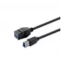 VivoLink USB 3.0 Type-A verlengkabel PROKEYUSB3AFBM5B, zwart, 5 m