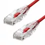 Ethernet-kabel ProXtend Ultra slank CAT6 RJ-45 4m rood