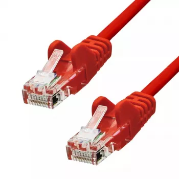 Netwerkkabel ProXtend CAT5e U/UTP RJ-45 stekker/stekker 5m rood